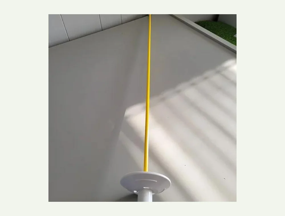 Practice Green Flag Stick (Yellow)